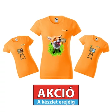 Női póló - mandarinsarga