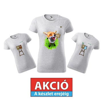 Női póló - szürke